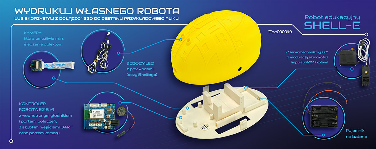 Wydrukuj robota SHell-e na swojej drukarce 3D